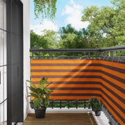 Balcony ekran Narančasta i smeđa 100 x 800 cm Oxford tkanina