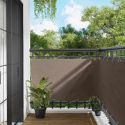 Balcony ekran Sivo-smeđa 100 x 500 cm Oxford tkanina