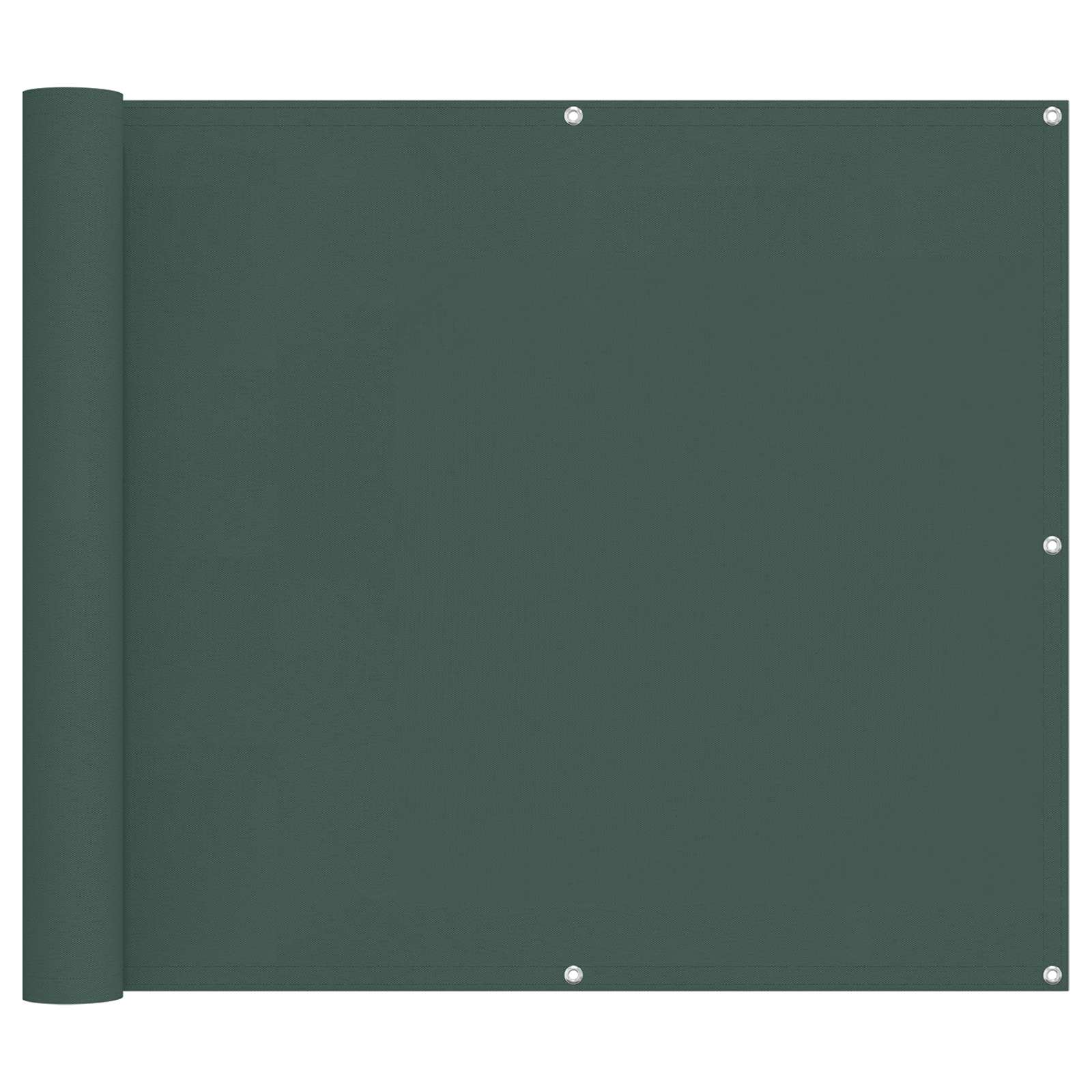 Balcony ekran Tamnozelena 100 x 600 cm Oxford tkanina
