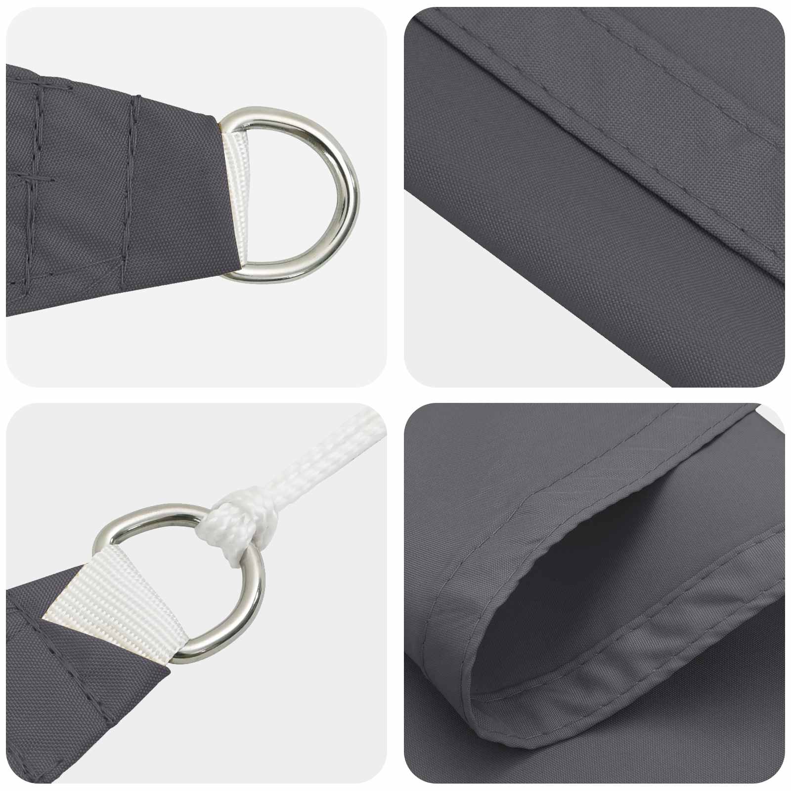 Jedro za sunce 6 x 2 m PU premazani Oxford