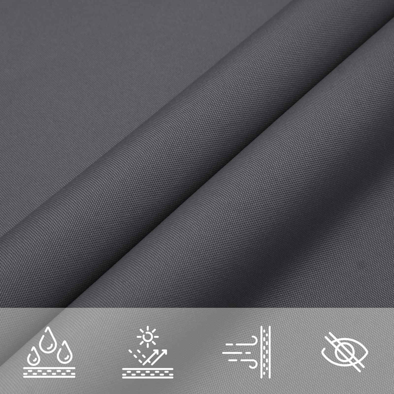 Jedro za sunce 6 x 2 m PU premazani Oxford