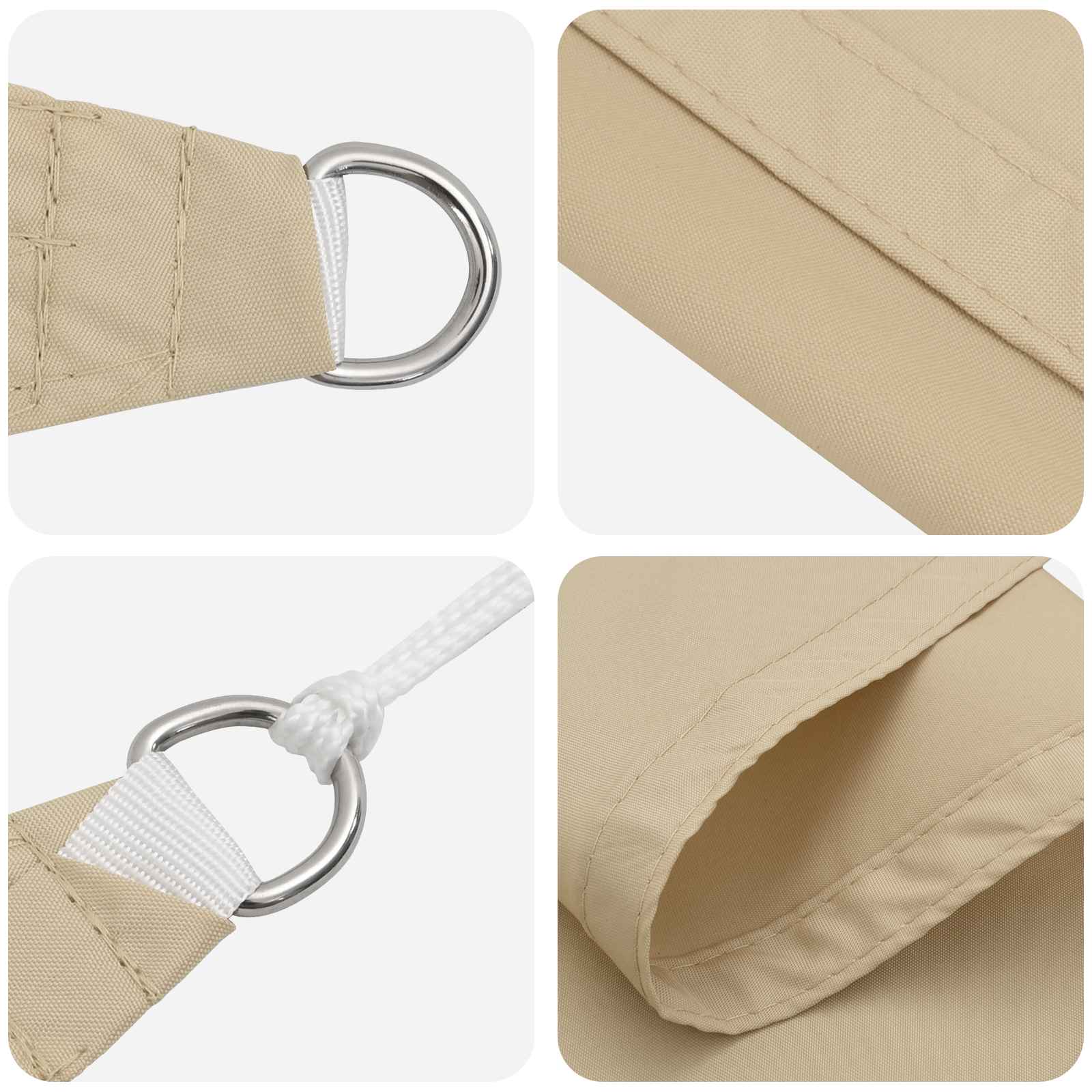 Jedro za sunce 6 x 2 m PU premazani Oxford