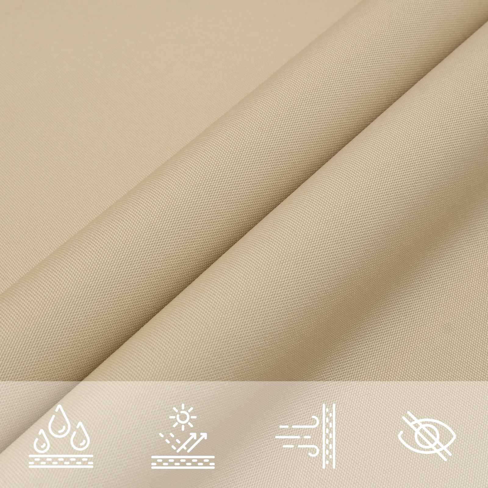 Jedro za sunce 6 x 2 m PU premazani Oxford