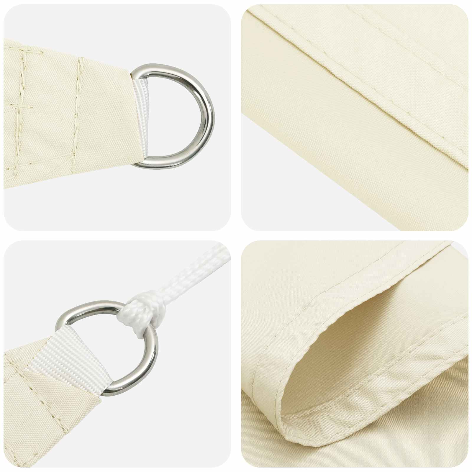 Jedro za sunce Krem 6 x 2,5 m 100% poliester Oxford