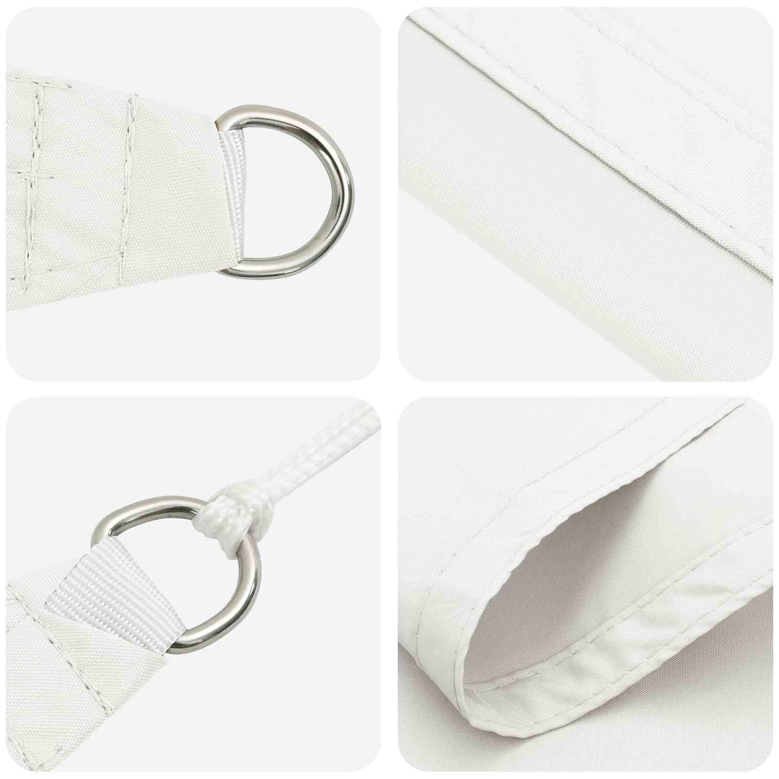 Jedro za sunce Bijela 6 x 2 m 100% poliester Oxford
