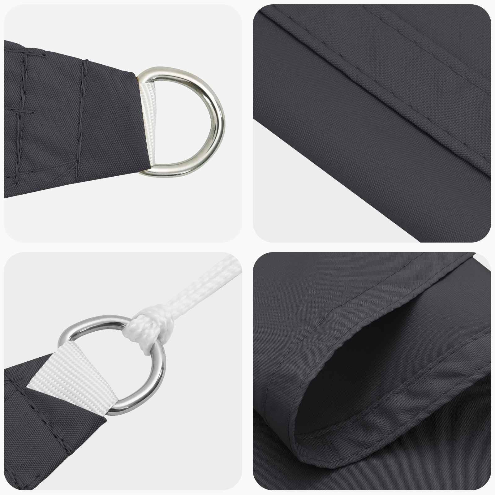 Jedro za sunce Crna 6 x 2,5 m 100% poliester Oxford