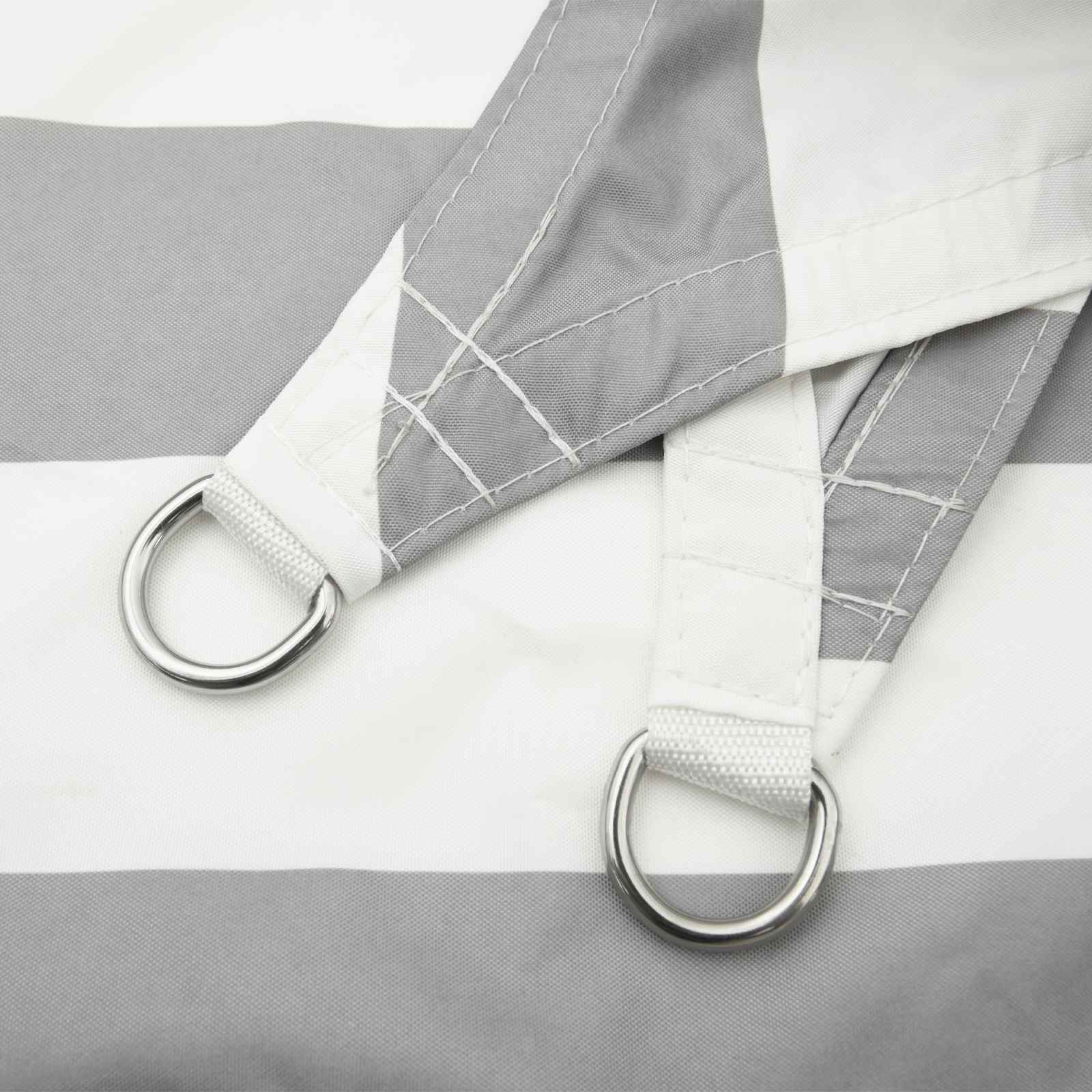 Jedro za sunce Svijetlo siva i bijela. 6 x 4 m