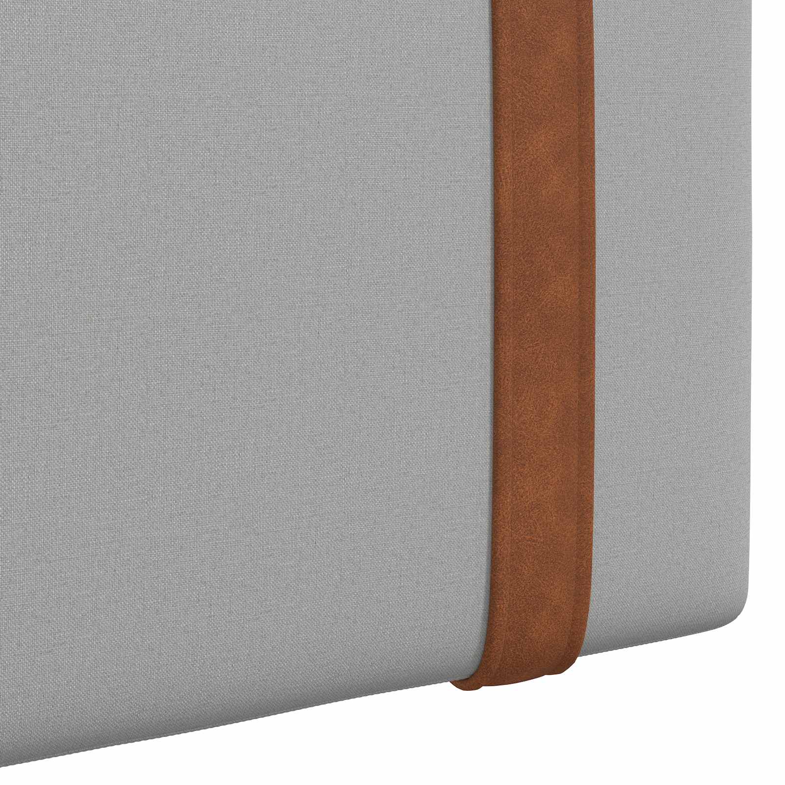 Držeće uzglavlje Zidne Oblačnosiva 150 x 55 x 5 cm Antikni PU