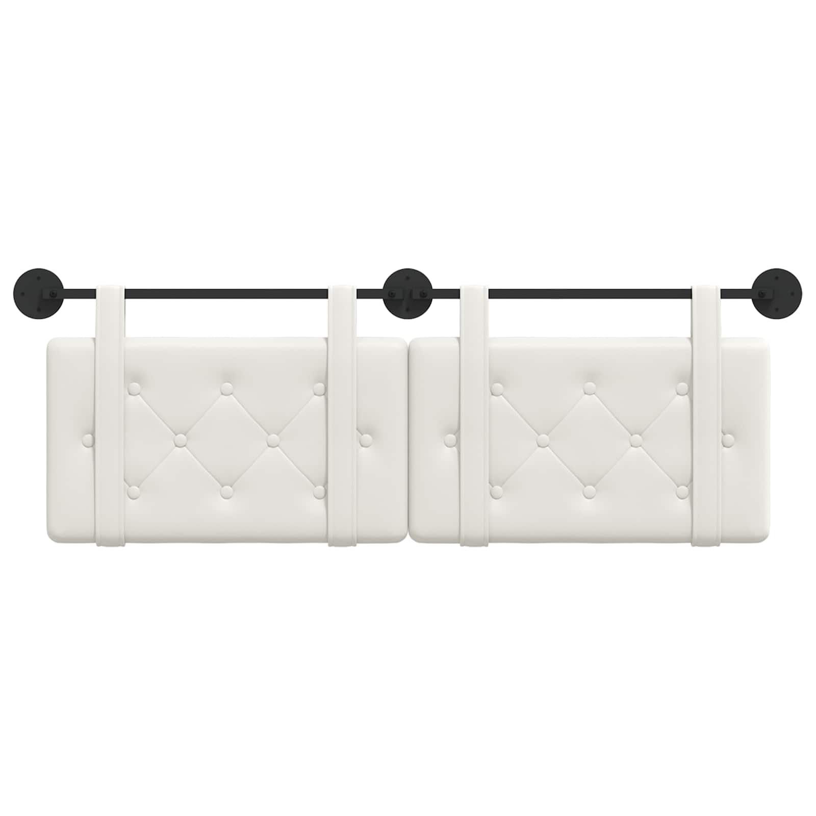 Viseće uzglavlje kreveta Bijeli Umjetna koža