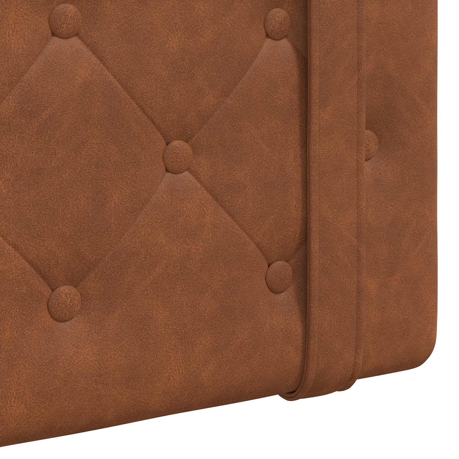 Viseće uzglavlje kreveta Smeđa Antikni PU