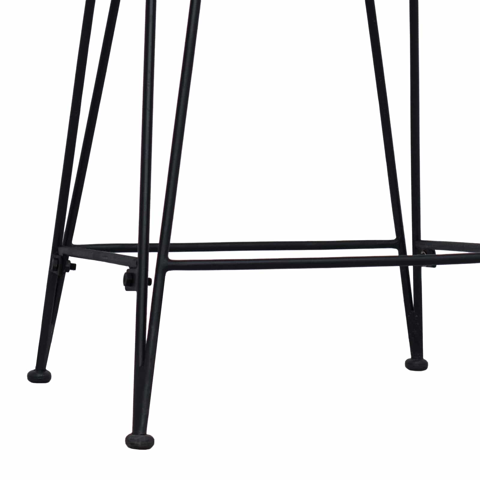 Barska stolica 2 pcs Prirodna 44 x 45 x 76 cm Ratan i Čelik