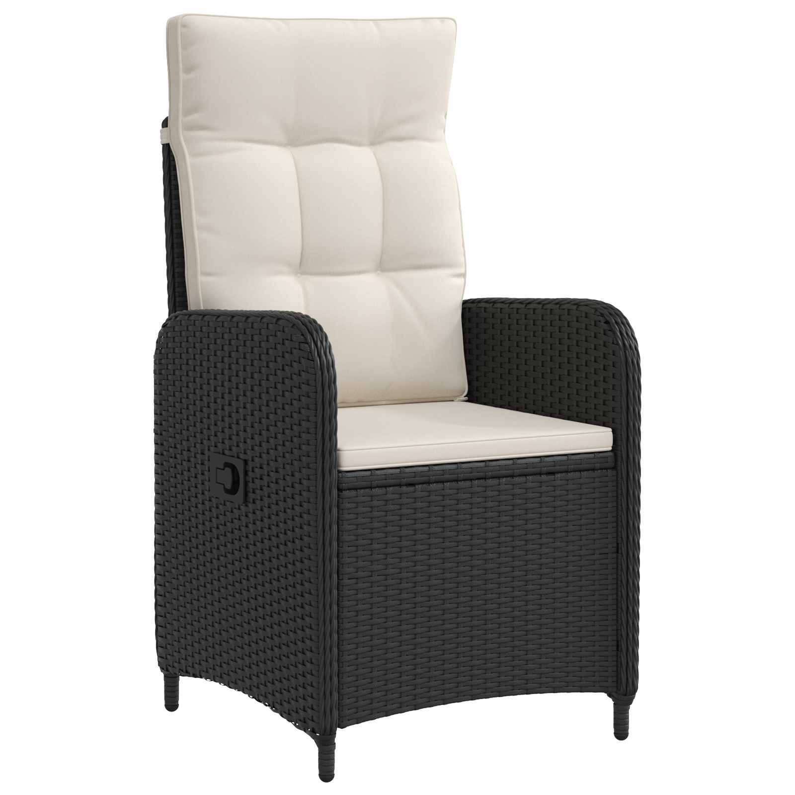 Vanjski set za objedovanje 5 pcs Crna i krem-bijela