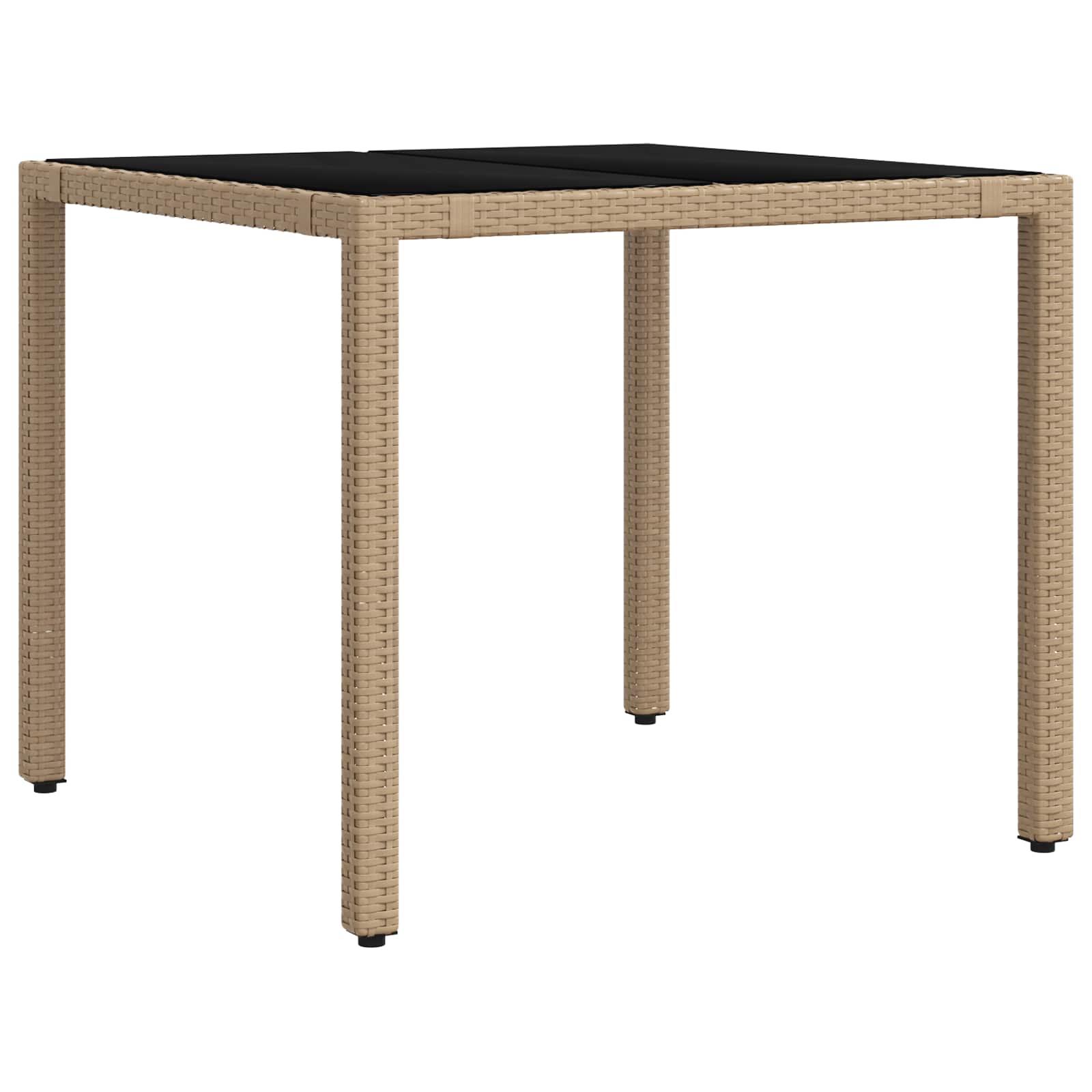 Vanjski set za objedovanje 3 pcs Bež i svijetlo siva