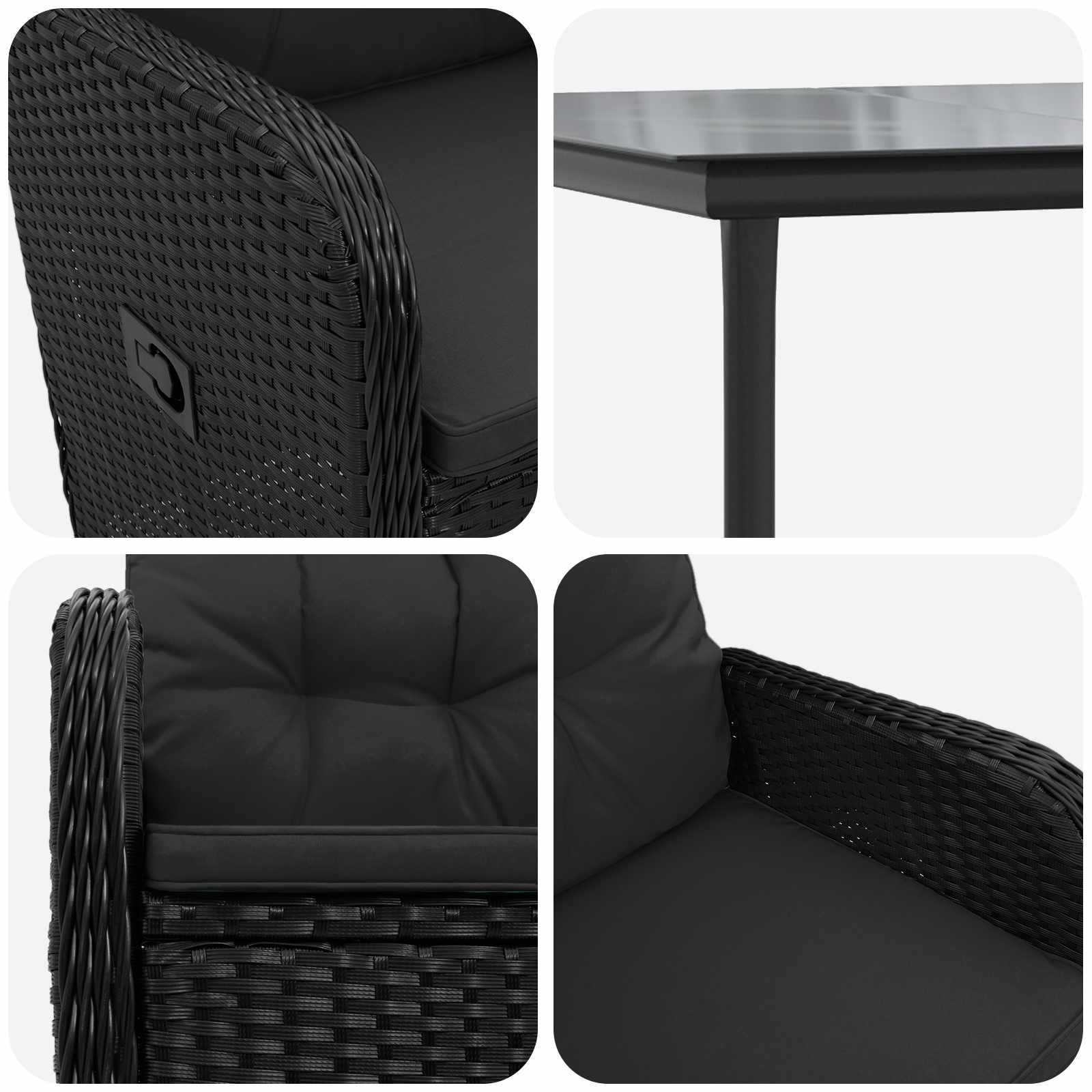 Set stolića za sofu s jastukom s jastukom 5 pcs