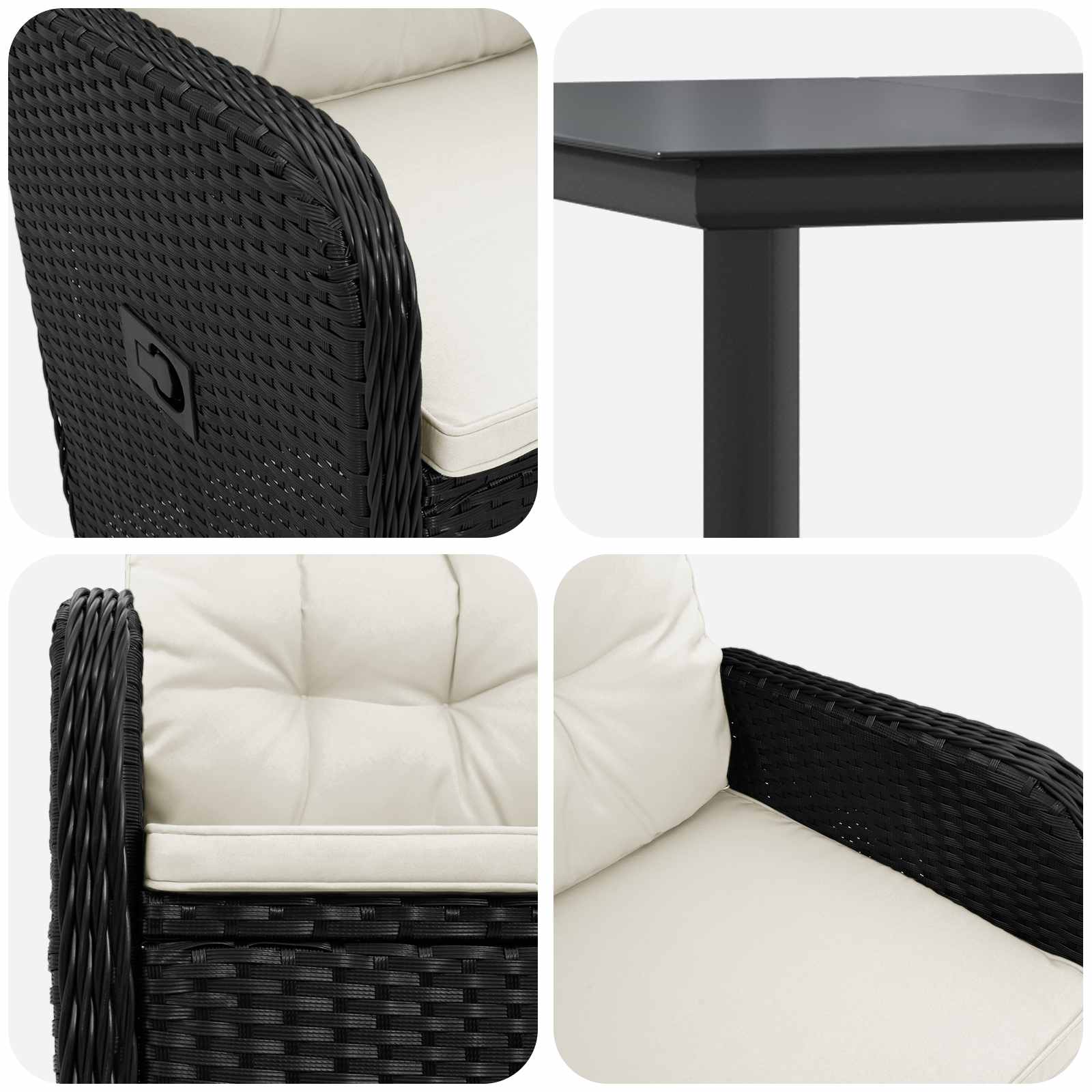 Set stolića za sofu s jastukom s jastukom 5 pcs