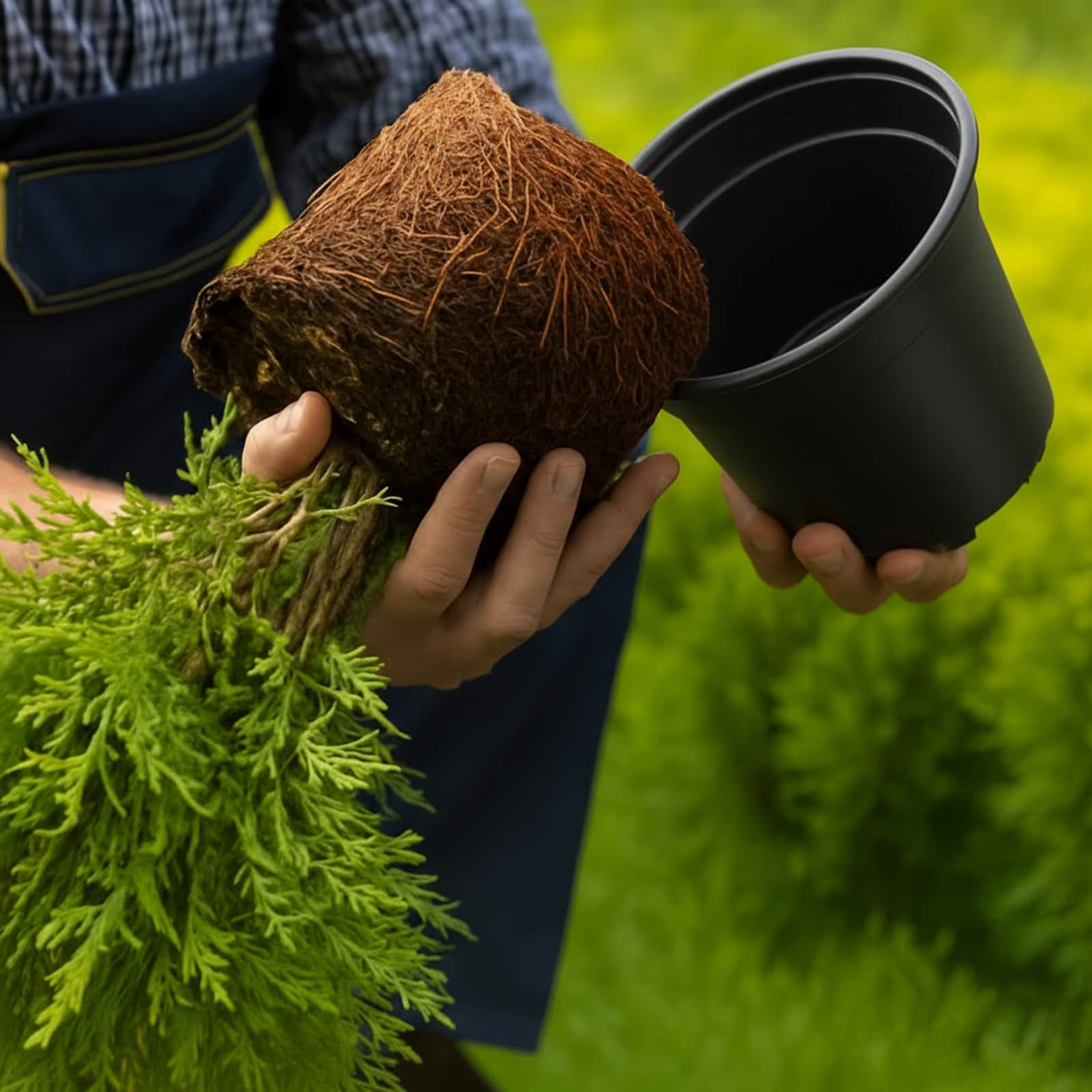 Okrugla saksija za cveće 100 pcs Crna Ø 10 x 8 cm Plastika