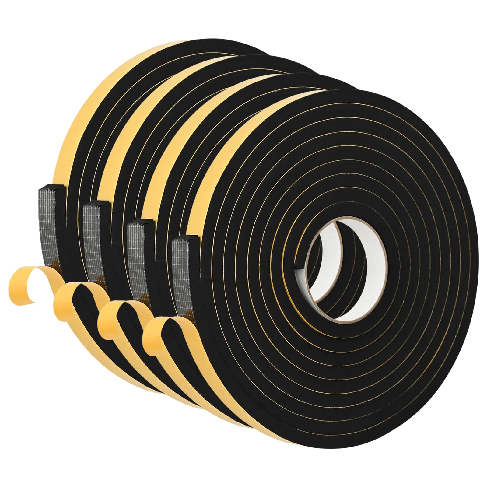 Samoljepljiva pjenasta traka 4 pcs Crna 20mm x 5m CR pjena