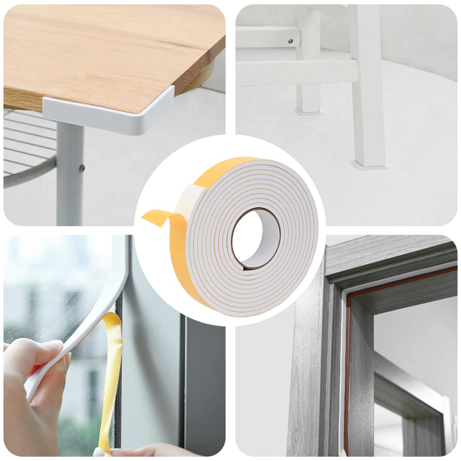 Samoljepljiva pjenasta traka 20 pcs Bijela 40mm x 5m CR pjena