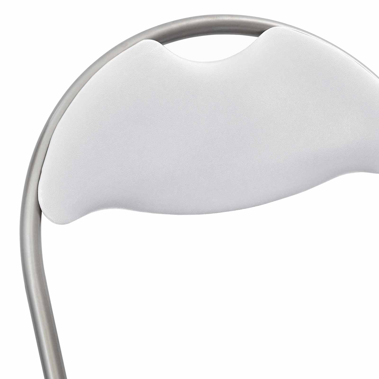 Sklopiva stolica 2 pcs Bijela i siva 48 x 43,5 x 81 cm