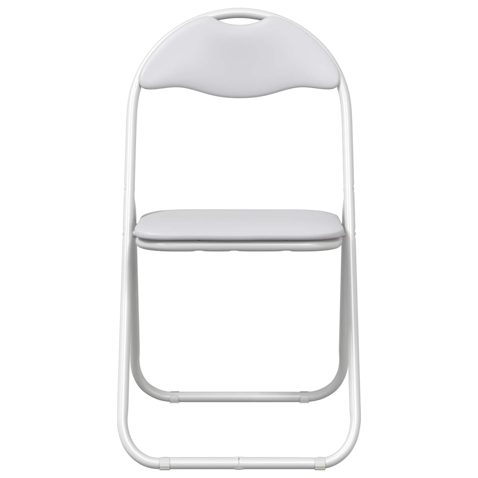 Sklopiva stolica 2 pcs Bijela i siva 48 x 43,5 x 81 cm