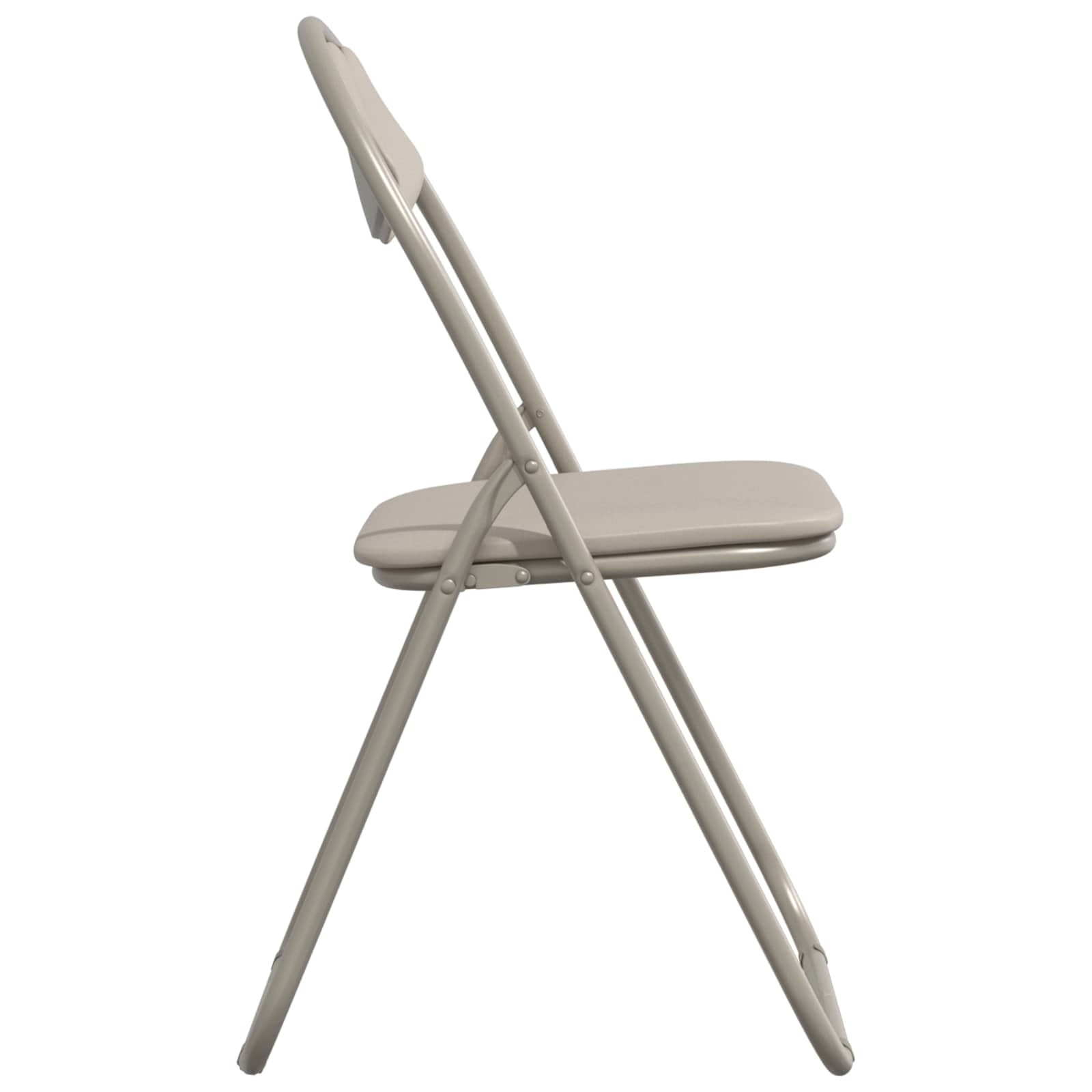 Sklopiva stolica 2 pcs Pijesak 48 x 43,5 x 81 cm Lažna koža