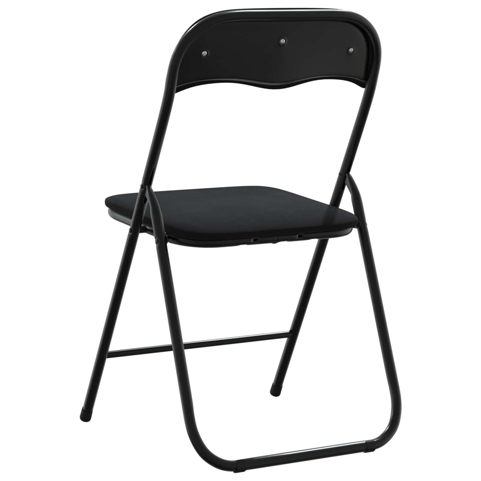 Sklopiva stolica 8 pcs Crna 48 x 44 x 78 cm Baršun