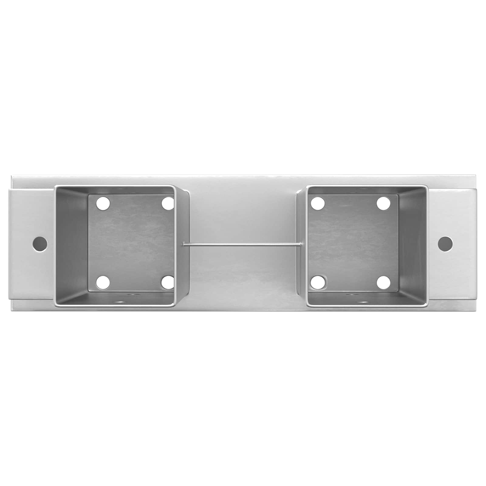 Pomoć za slaganje drva 12 pcs Srebrna 34 x 10 x 15 cm Čelik