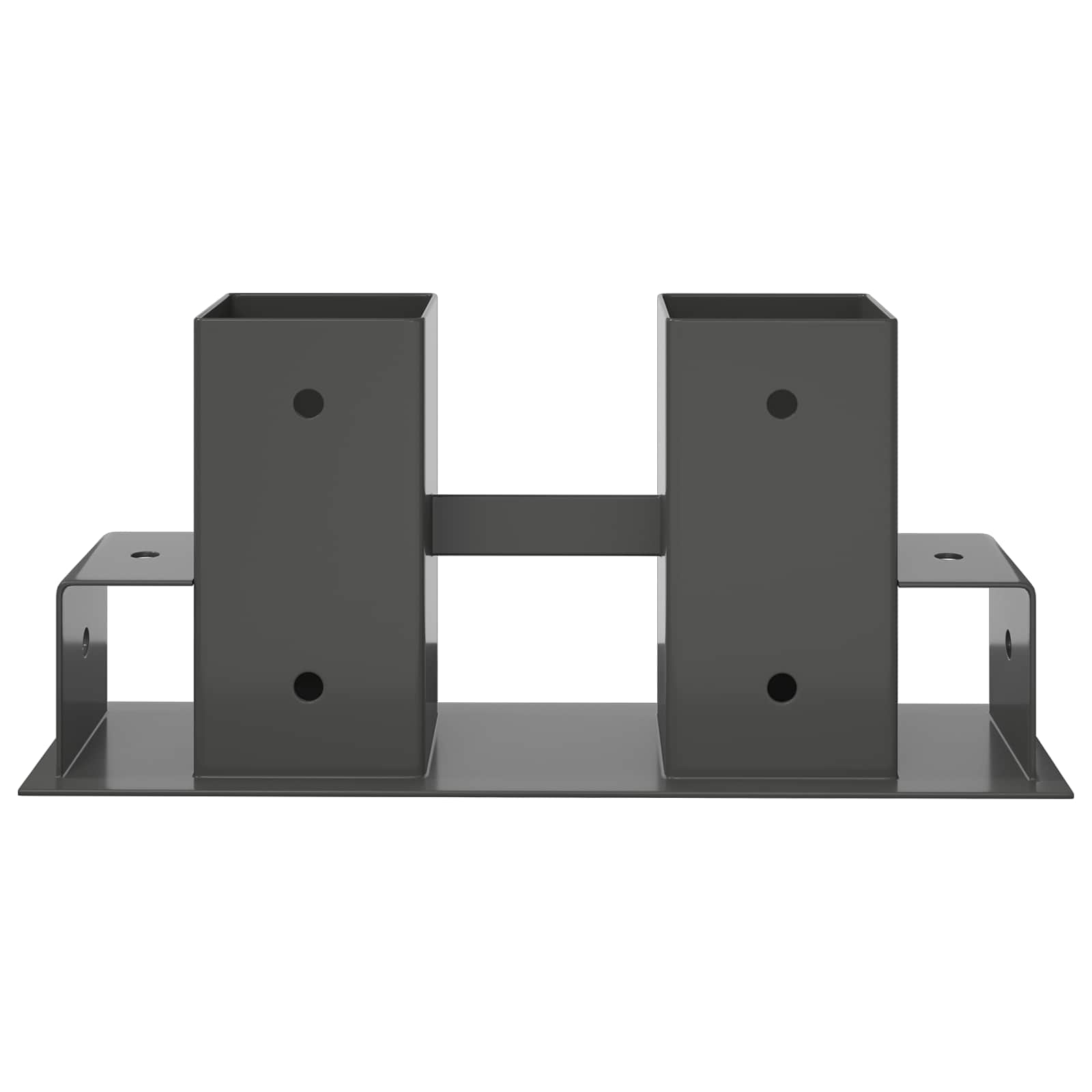 Pomoć za slaganje drva 4 pcs Antracit 34 x 10 x 15 cm Čelik