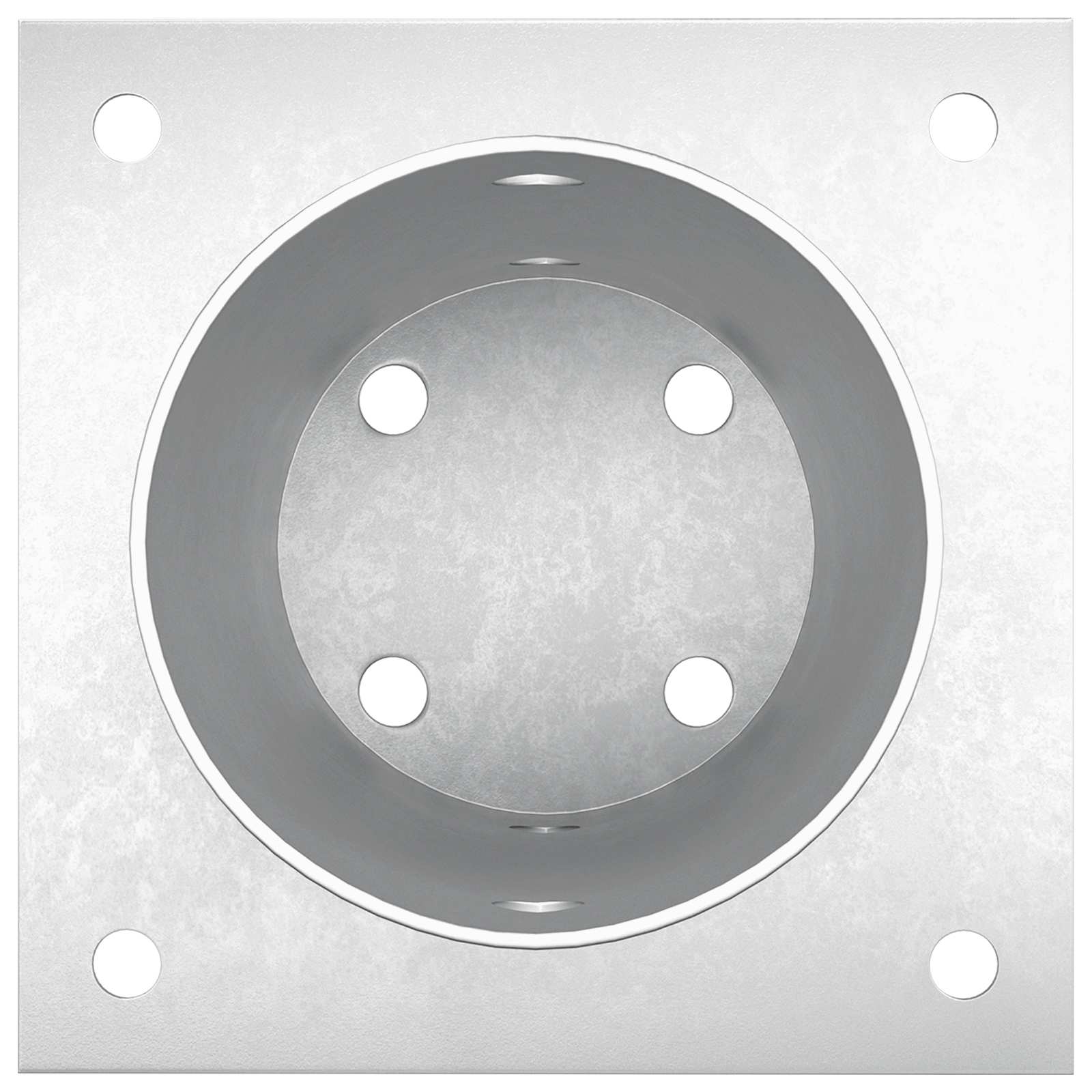 Okrugli sidrište u zemlji 4 pcs Srebrna 15 x 15 x 15 cm Metal