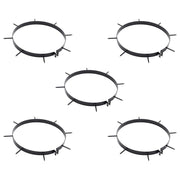 Stezaljka za aerator za travu s bodljama 5 pcs Crna Ø 320 mm
