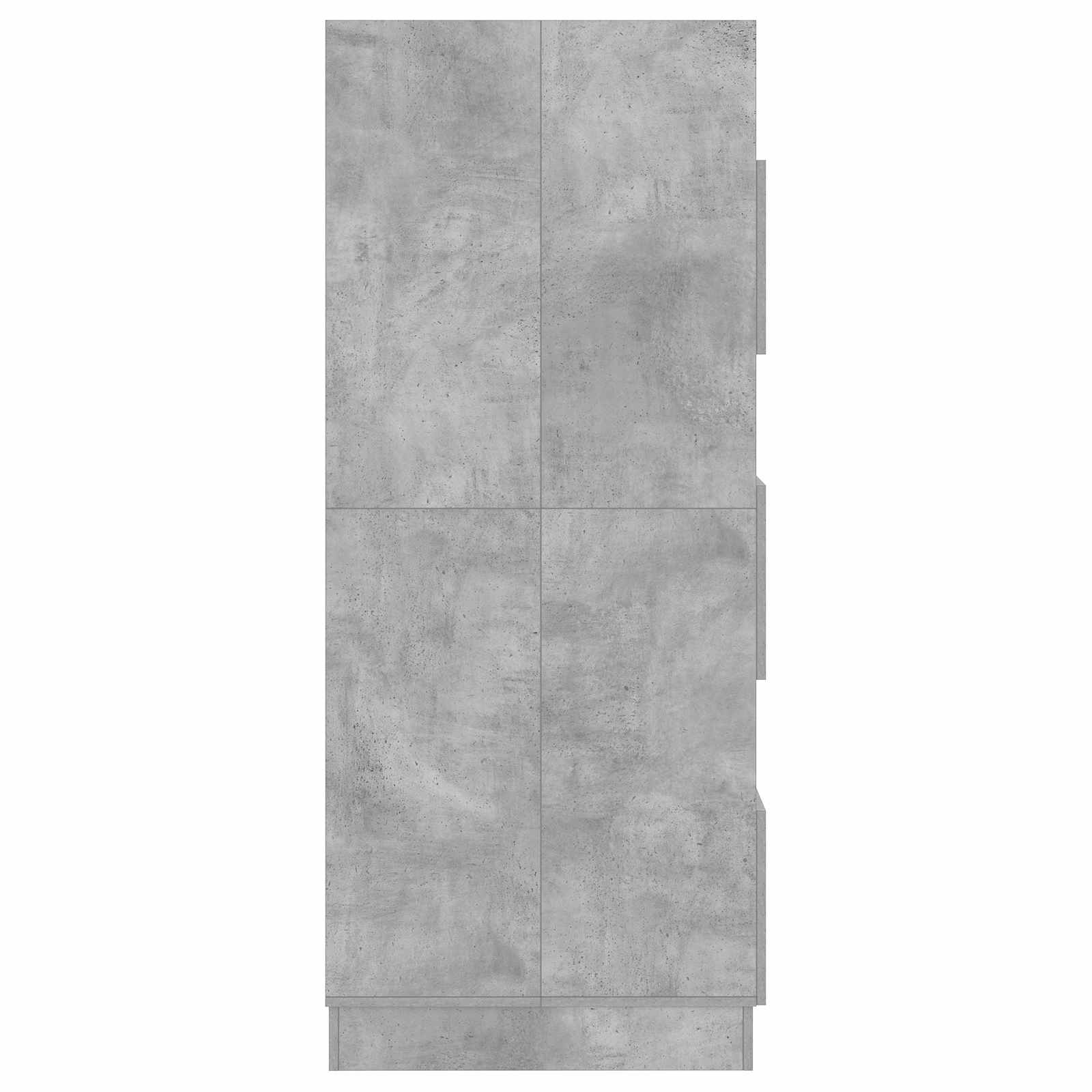 Ormar za pranje rublja Beton 50 x 68 x 162 cm Konstruirano drvo