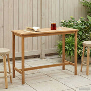 Stol za bar Prirodna 150 x 75 x 105 cm Čvrsto teak drvo