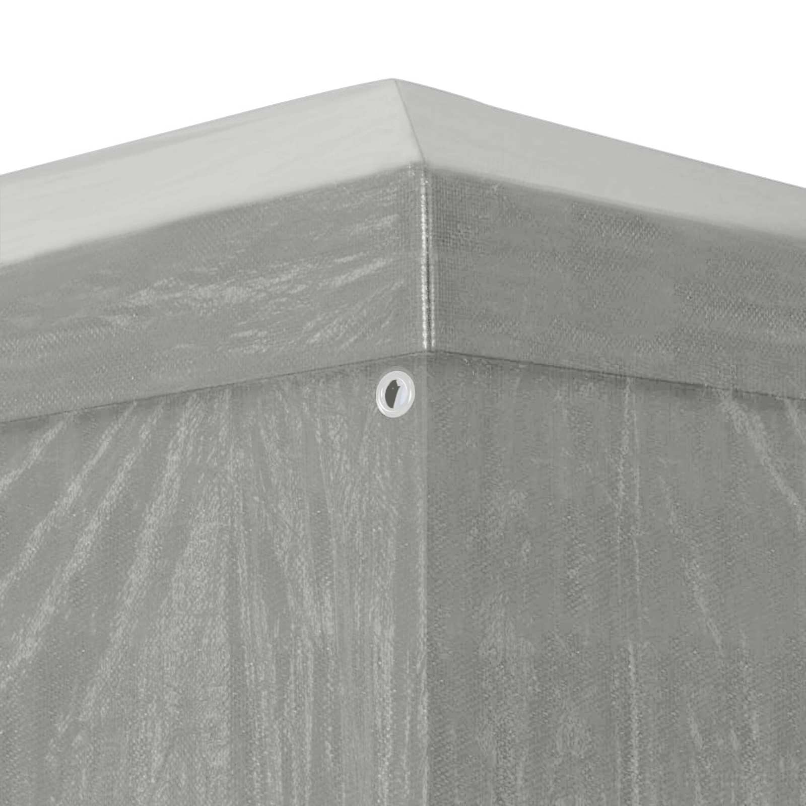 Šator za zabave 900 x 300 x 255 cm Svjetlosiva PE i čelik