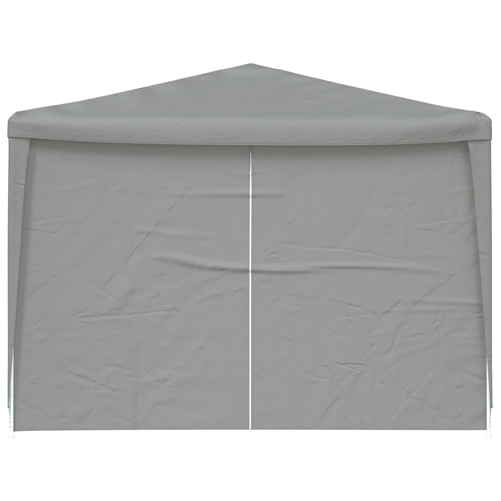 Šator za zabave 900 x 300 x 255 cm Svjetlosiva PE i čelik