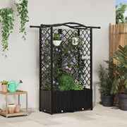 Povišeni krevet s mrežom i krovom Crna 122 x 40 x 141 cm PP