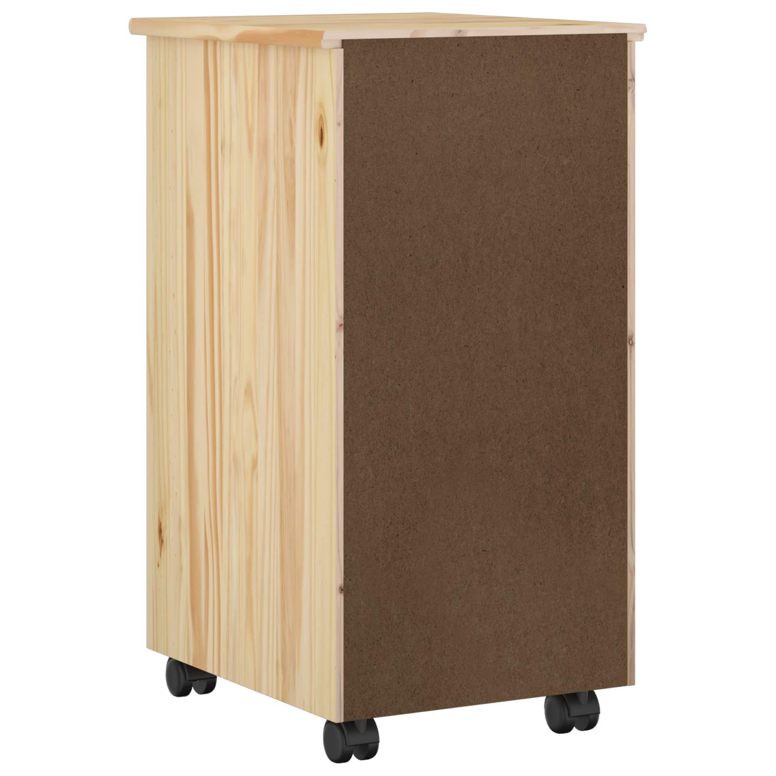 Mobilni ormar Smeđa 34 x 39 x 65,5 cm Masivna borovina