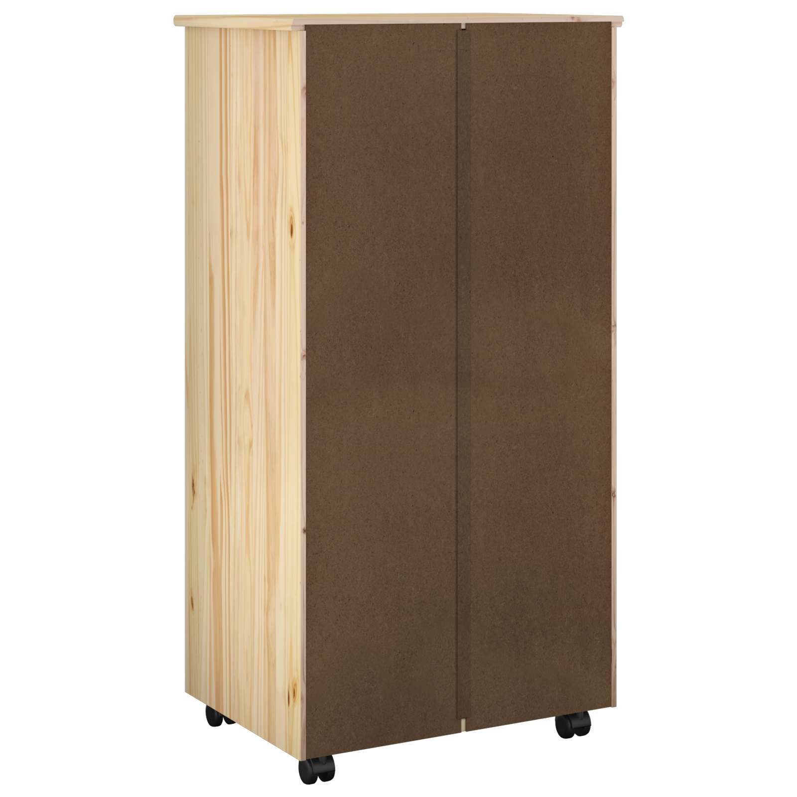 Mobilni ormar Smeđa 53 x 39 x 103 cm Čvrsto borovo drvo