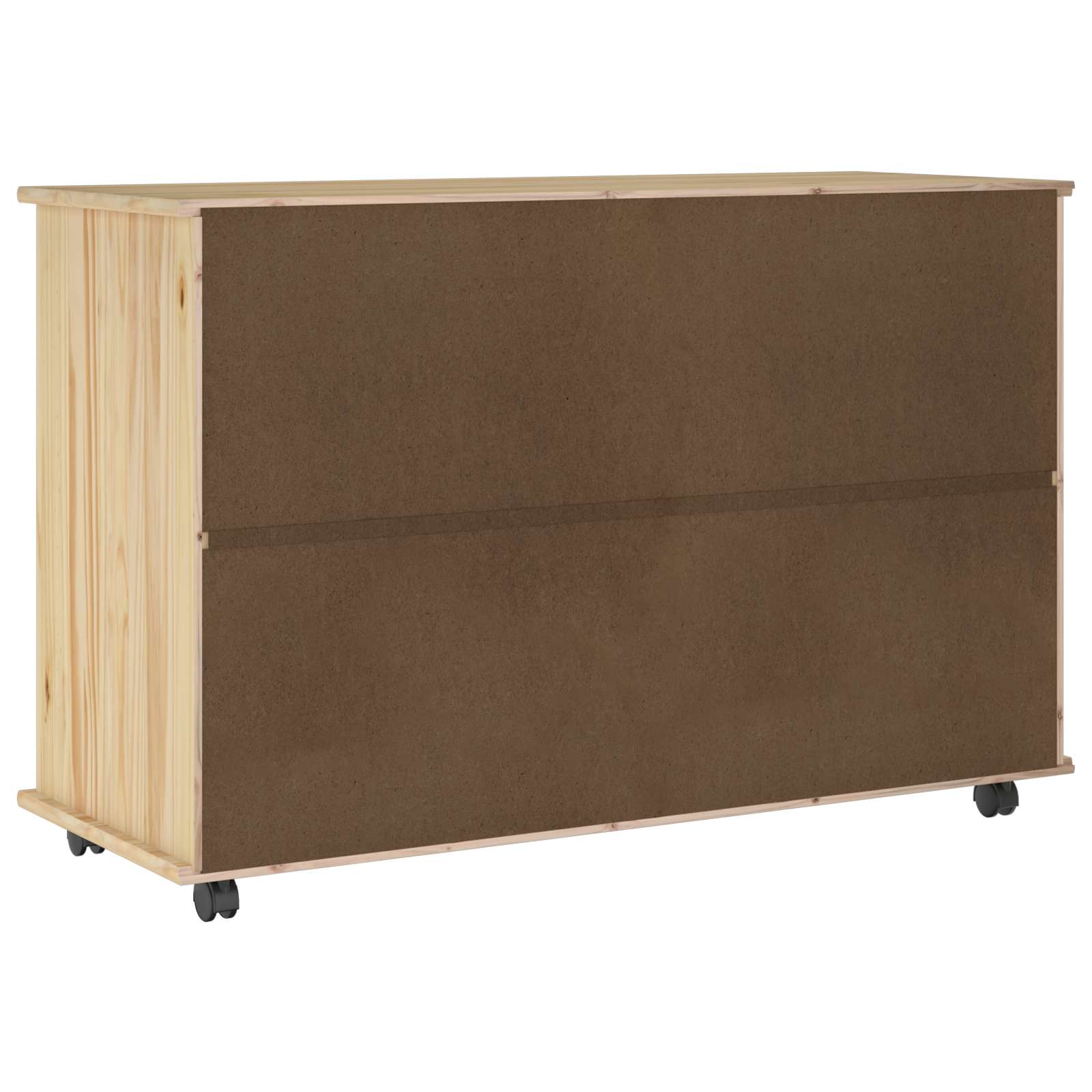 Mobilni ormar Smeđa 100 x 39 x 65,5 cm Čvrsto borovo drvo