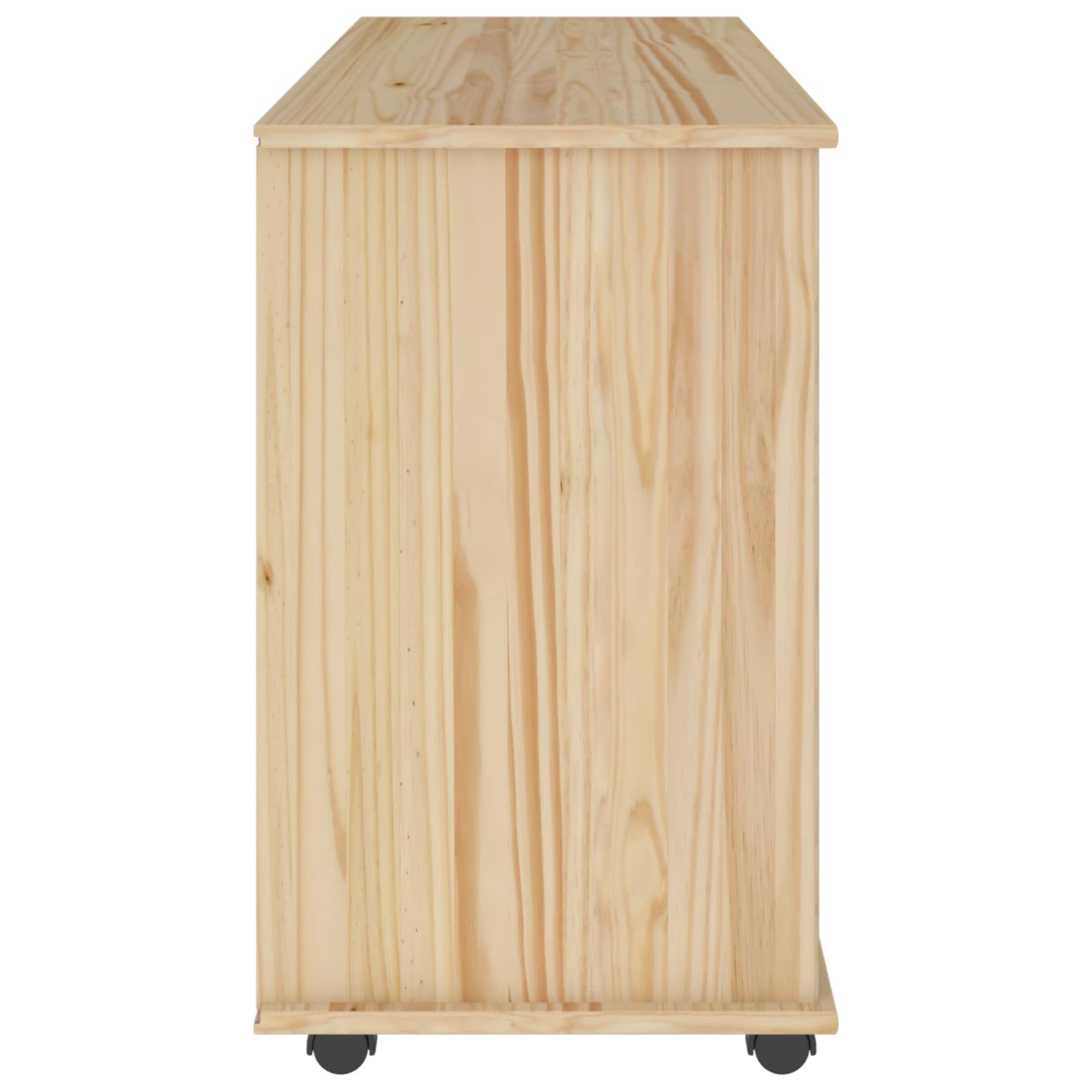 Mobilni ormar Smeđa 100 x 39 x 65,5 cm Čvrsto borovo drvo