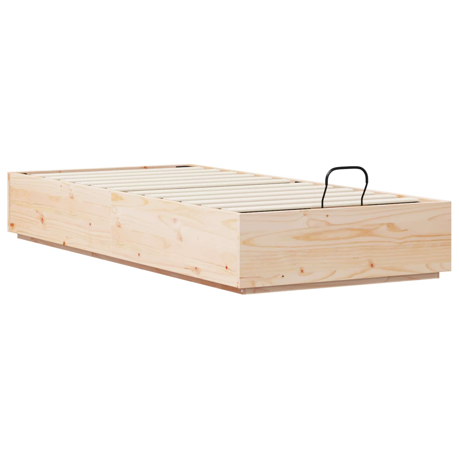 Otomanski krevet Prirodna 90 x 190 cm Masivna borovina