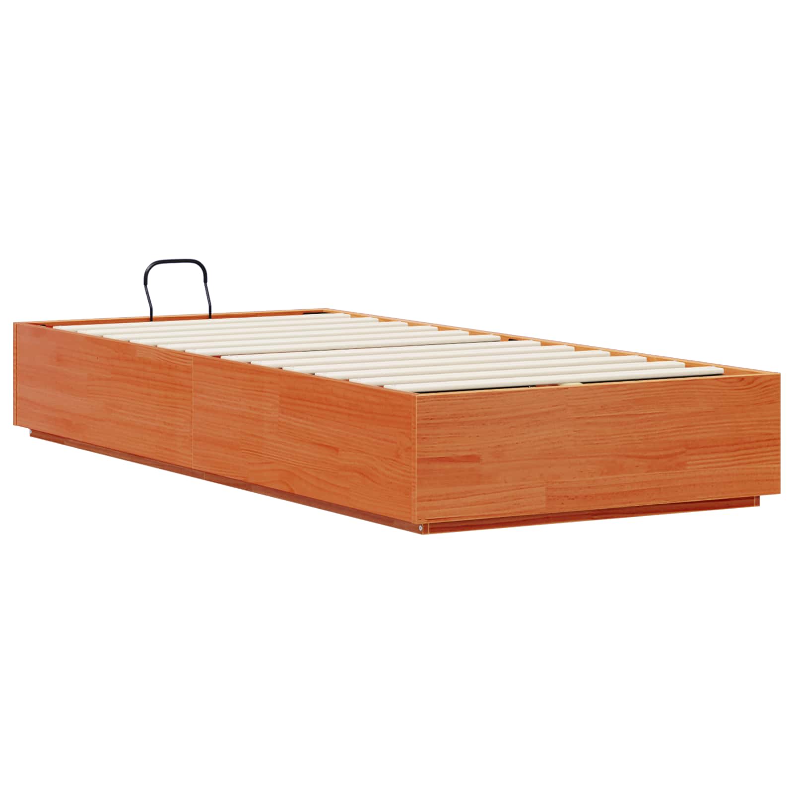 Otomanski krevet Vosak Smeđa 100 x 200 cm Masivna borovina