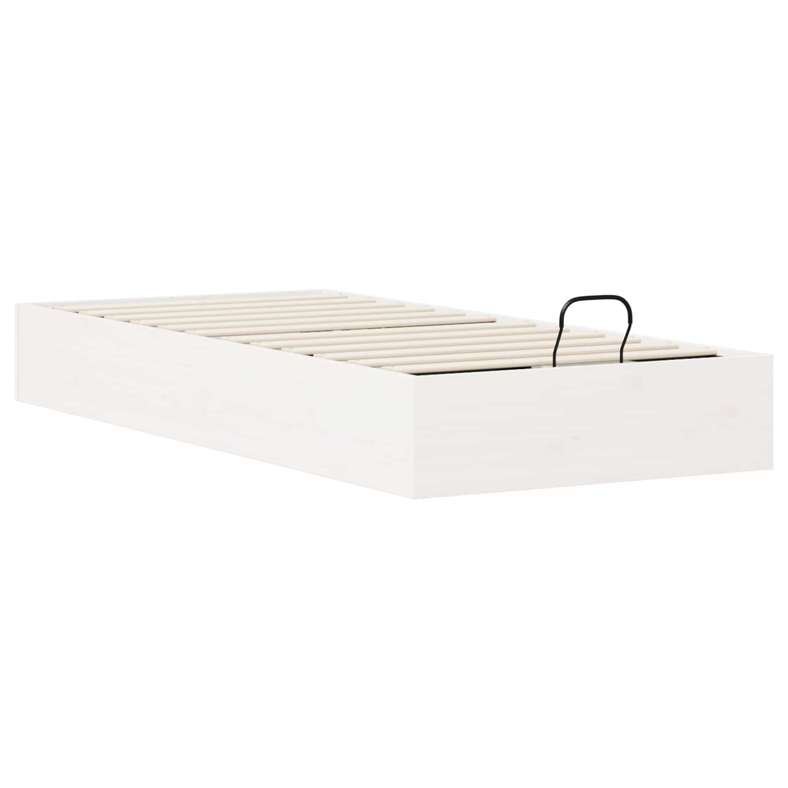 Ottomanska krevetna konstrukcija s pohranom Bijeli 90 x 200 cm
