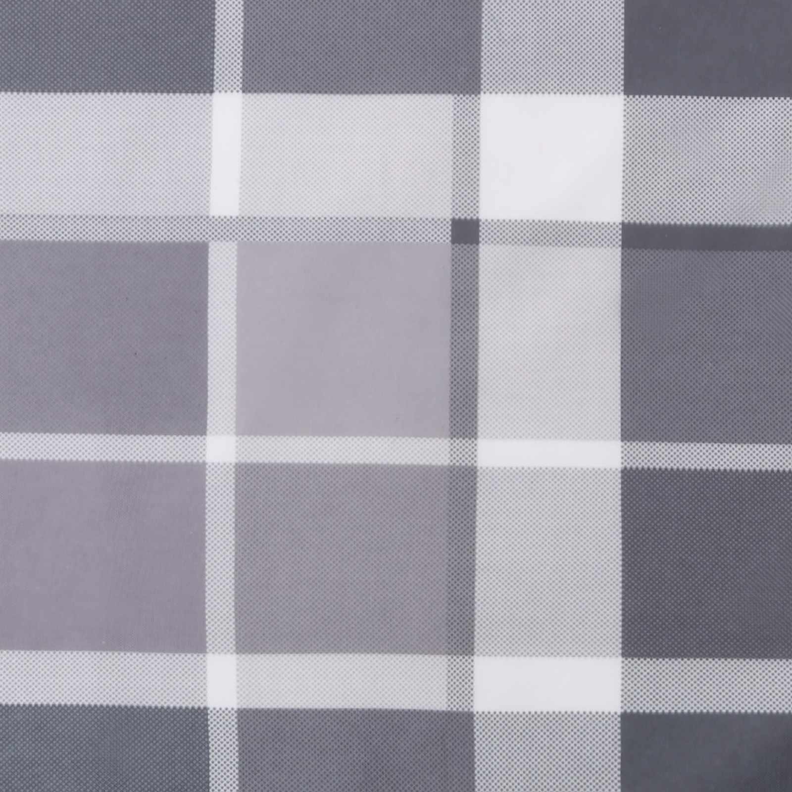 Jastučić za van Kockasto 4 pcs Sivi karirani 60 x 60 cm Tkanina