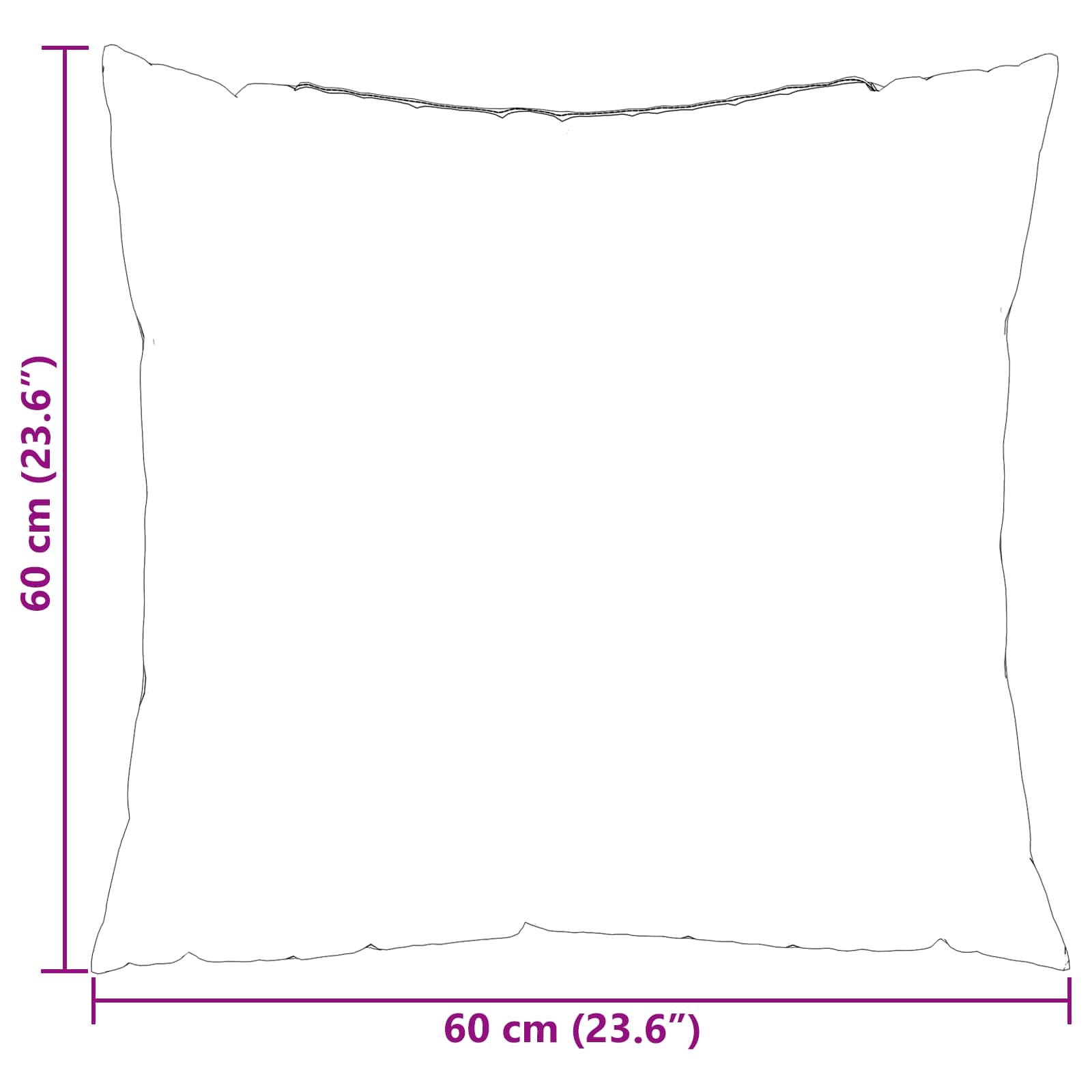 Jastučić za van Kockasto 4 pcs Sivi karirani 60 x 60 cm Tkanina