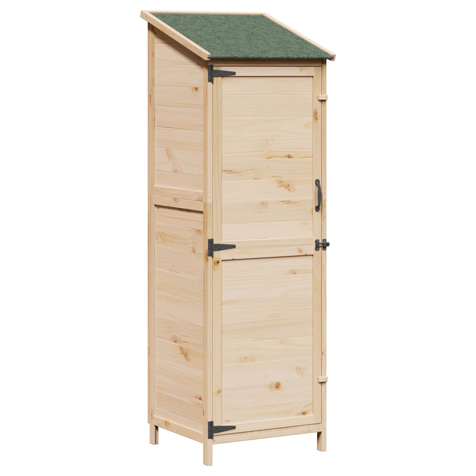 Vrtna Šupa Prirodna 59,5 x 56 x 176,5 cm Konstruirano drvo