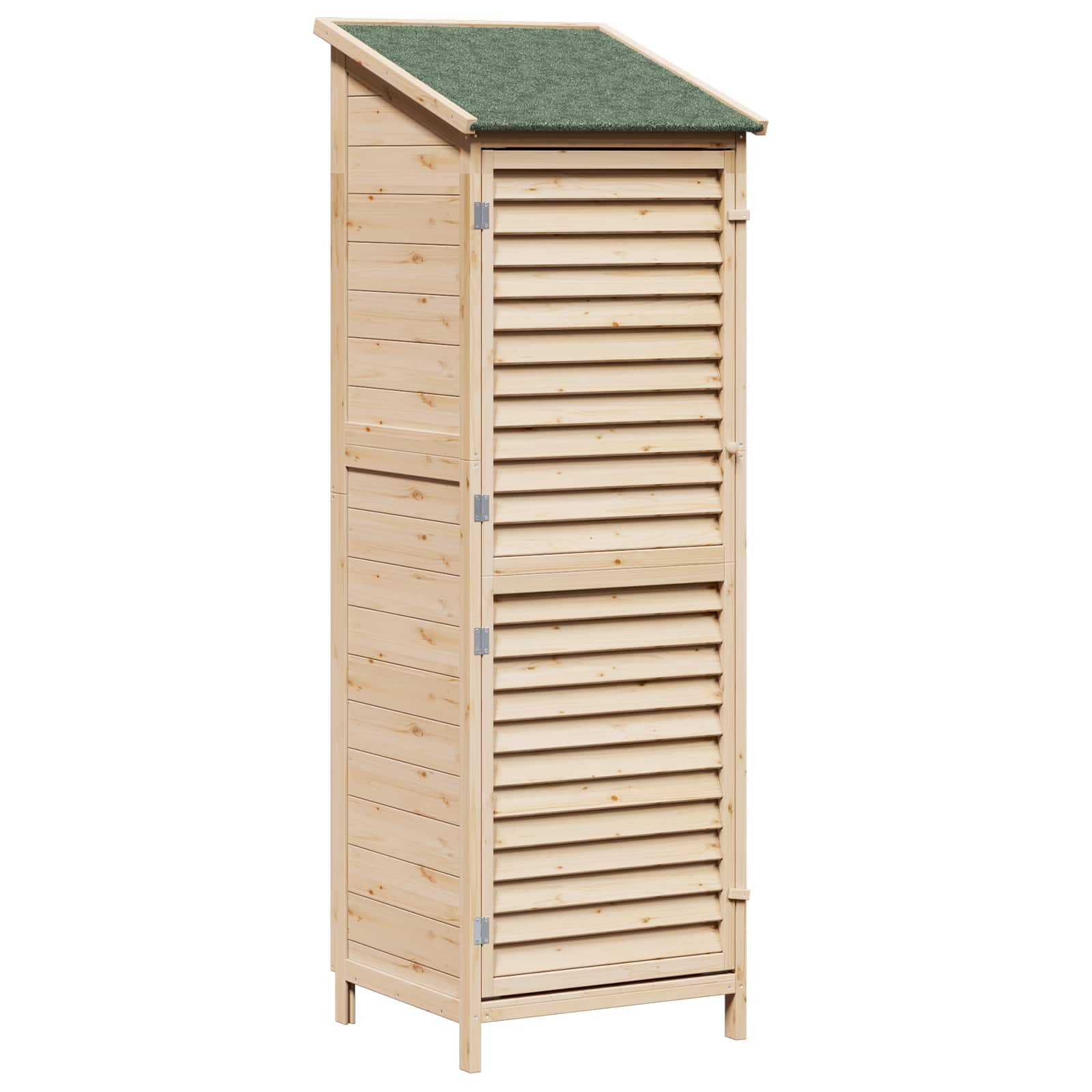 Vrtna Šupa Prirodna 59 x 56 x 176 cm Čvrsto drvo jele