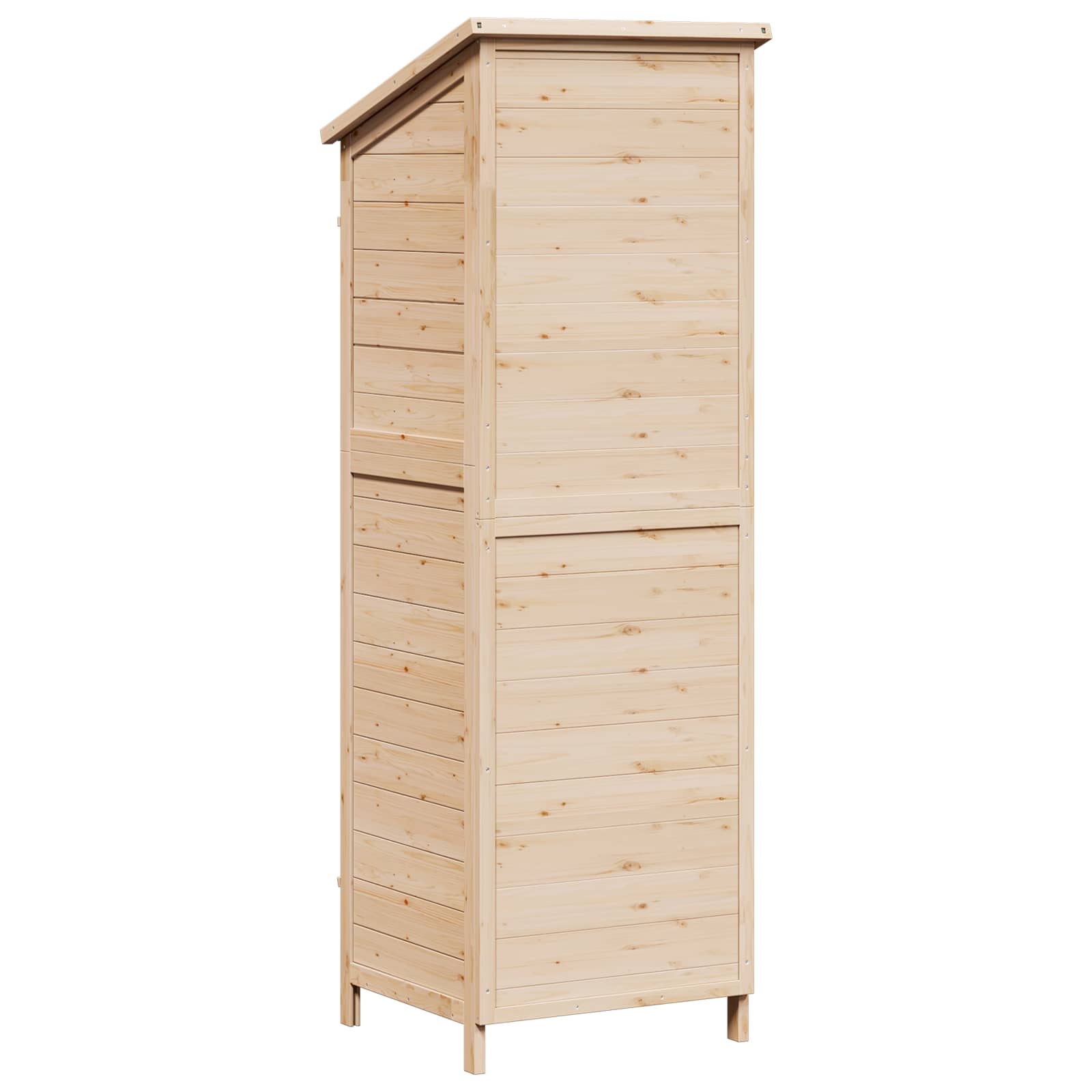 Vrtna Šupa Prirodna 59 x 56 x 176 cm Čvrsto drvo jele