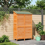 Vrtna Šupa Smeđa 106 x 56 x 176,5 cm Čvrsto drvo jele