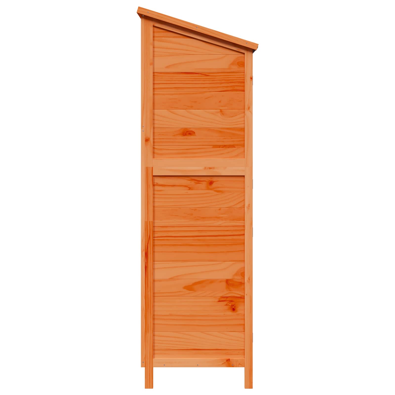 Vrtna Šupa s krovom Smeđa 106 x 56 x 176,5 cm Čvrsto drvo jele