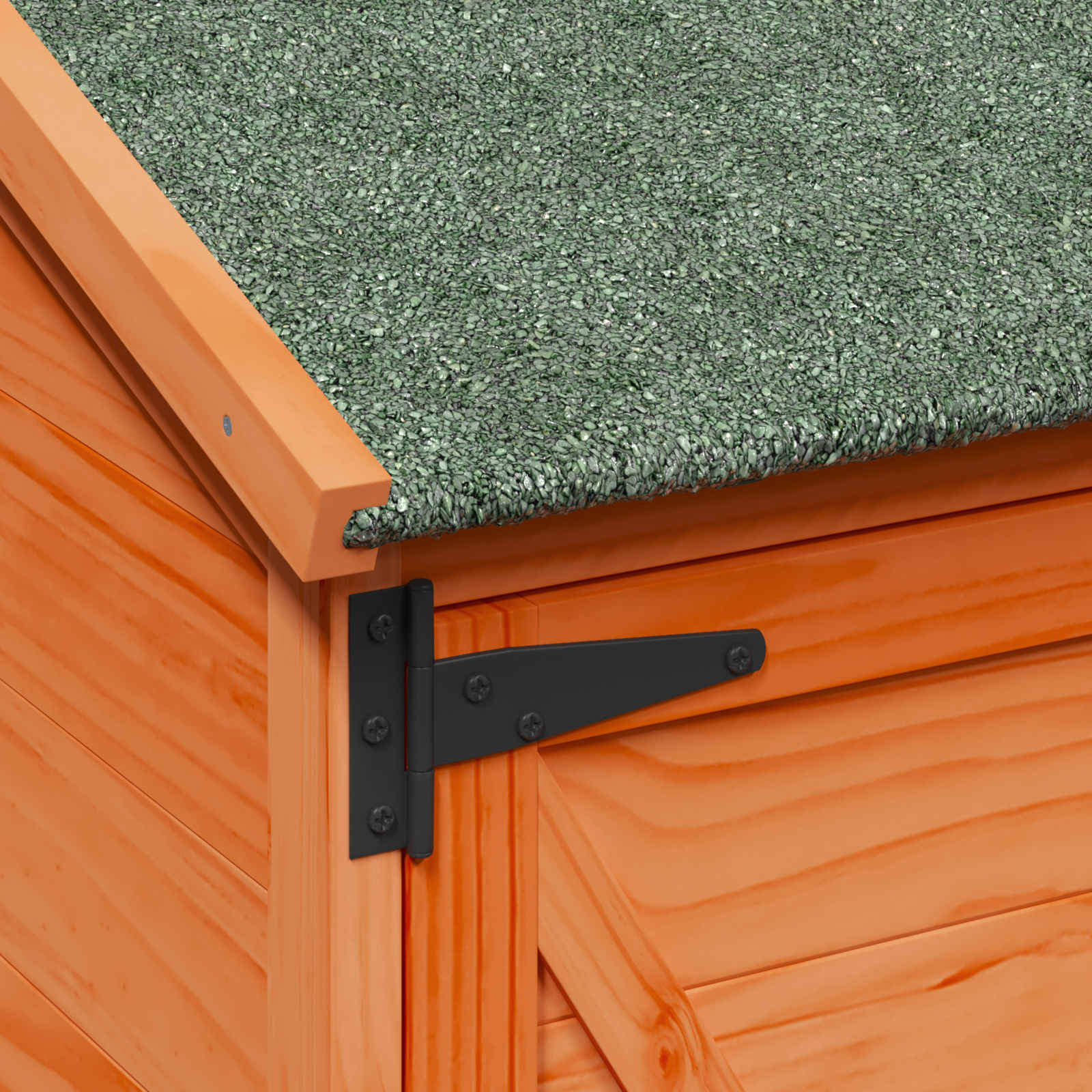 Vrtna Šupa s krovom Smeđa 106 x 56 x 113,5 cm Čvrsto drvo jele